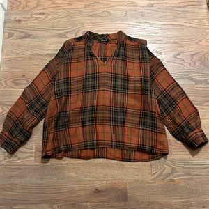 Madewell Plaid Shirt XS EUC